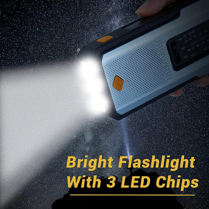 Emergency Radio – Solar Hand Crank with NOAA Weather Alert